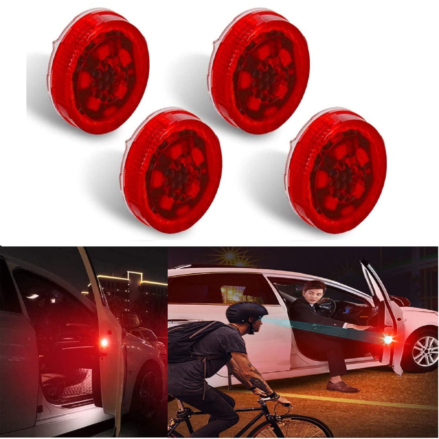 Universal Wireless Car Door Open Warning Lights | 5-LED Indicator Lights for All Cars – 4 PCS-image-37