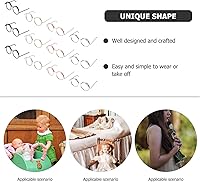 Vista 6 de NUOBESTY 20 piezas de mini gafas de muñeca accesorios de vestir - Pequeños anteojos y gafas para muñecas mini