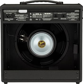 Fender Mustang LT50 Guitar Amp, 50 Watts, 30 Preset Effects with USB Audio Interface for Recording, Black