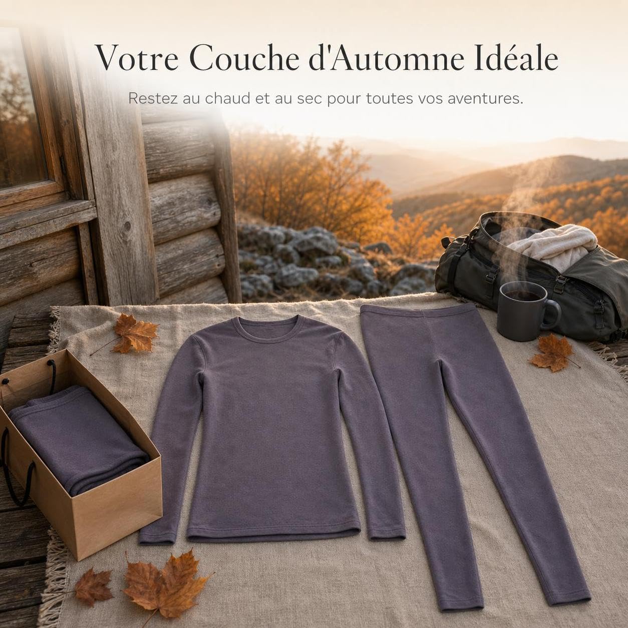 Sous-vêtements Thermiques Homme Base, Modal | soie | coton | anti-statique sans sans jointure | doux pour la peau s