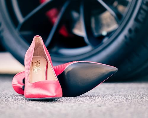 Miniatura 6 de Carbon Fiber Fibre Heels Shoes Pumps Driving Racing (7, 4.3 in  11.5cm heel)