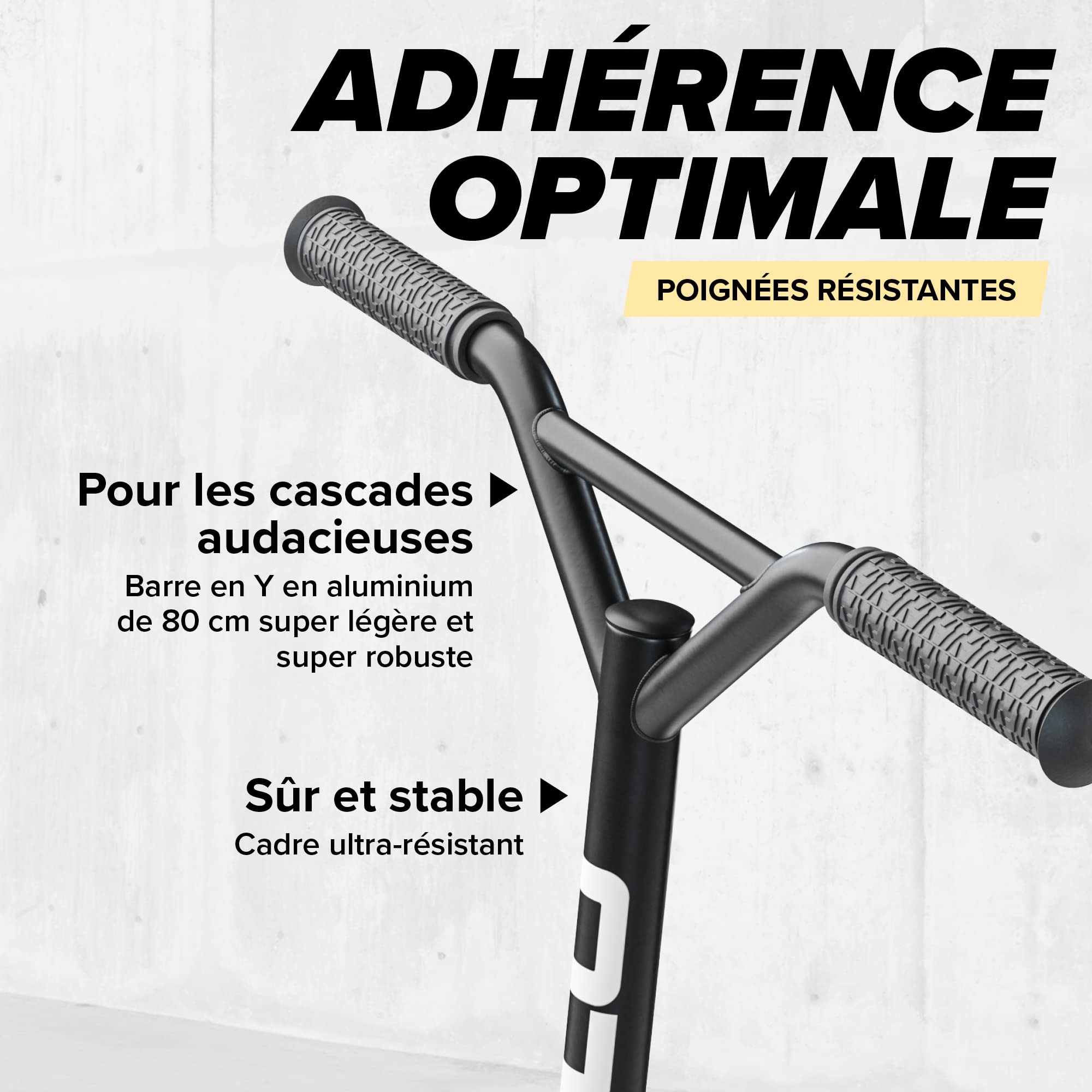 Apollo Trottinette Stunt Genius Pro | Trottinette robuste avec roulement à billes ABEC 9 | Trottinette Trick Roller, Trottinette forte | Top Stunt Scooter Enfants à partir de 6 ans | Parfait également