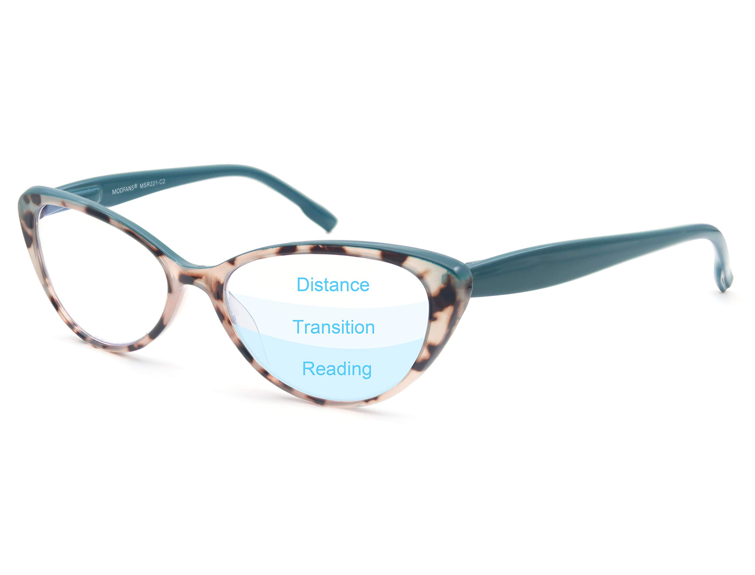 Progressive Multifocus Reading Glasses,Blue Light Blocking Readers Eyeglasses