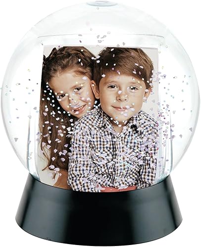 Miniatura 3 de Bola de nieve para fotos con base de color negro