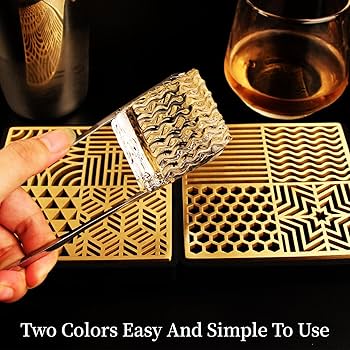 Amazon | カクテル&ウイスキー用アイススタンプトレイ - クリアアイス