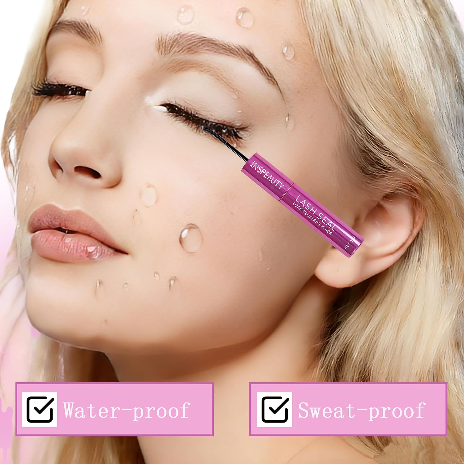 Lash Cluster Glue, Lash Bond and Seal for Eyelash Clusters, 5ml+5ml Bond and Seal, Waterproof, 2-in-1 Home Use, Strong Hold for 72H thumbnail