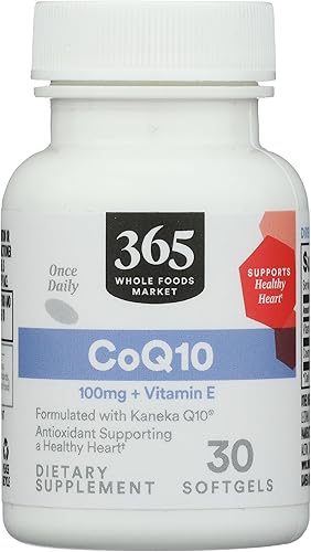 365 by Whole Foods Market, Co Q10 100 Mg, 30 cápsulas blandas