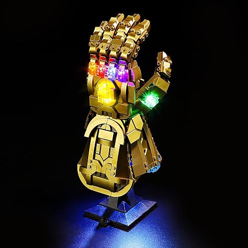 YEABRICKS Kit de Luces LED para Lego-76191 Marvel Infinity Gauntlet Modelo de Bloques de Construcción (Juego…