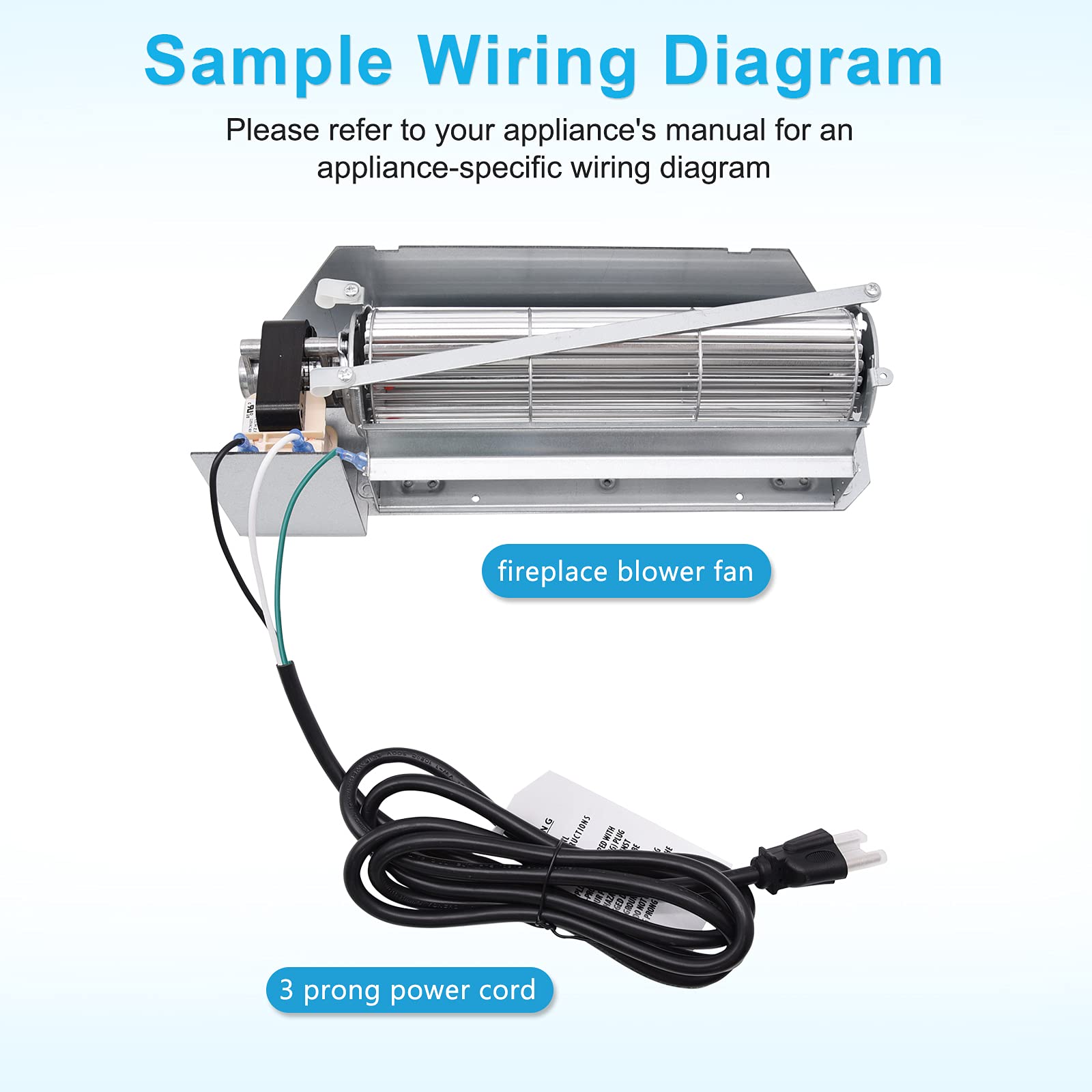 Amazon.com: Hipoilk Gas Fireplace Blower Fan Kit for Superior