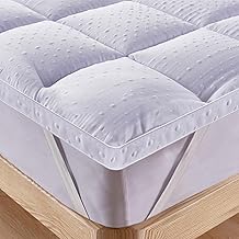 Bedecor 3D Topper 200x200cm per Divano Letto, Coprimaterasso di Microfiber Extra-Morbido, Antiallergico, lavabile in lavatrice