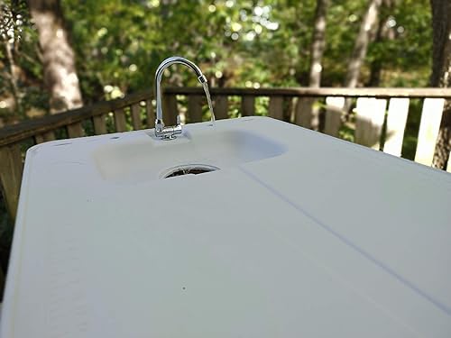 Miniatura 7 de Old Cedar Outfitters Estación de limpieza de juegos premium, blanco, premium, dos hombres