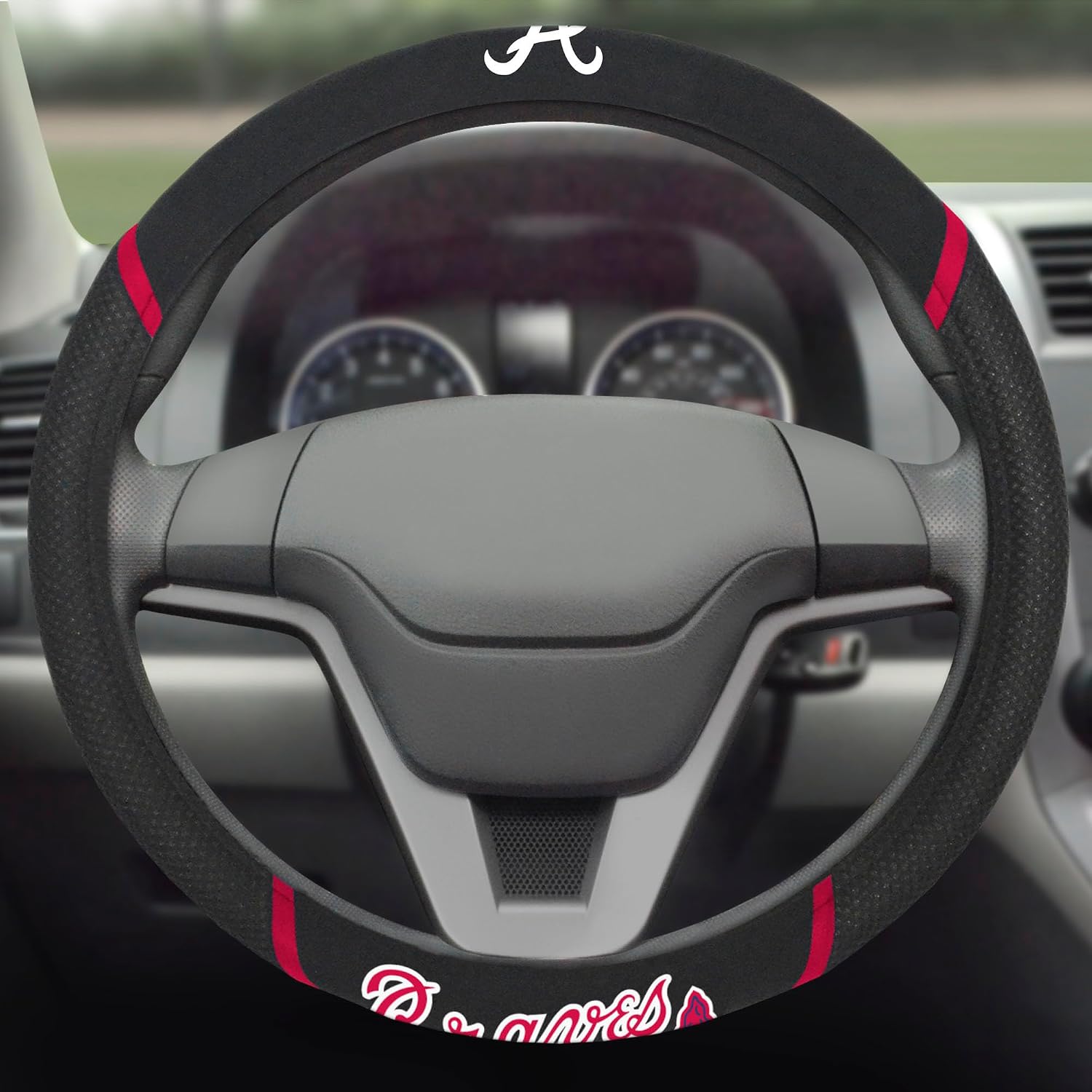 FANMATS MLB Unisex-Adult MLB Embroidered Steering Wheel Cover