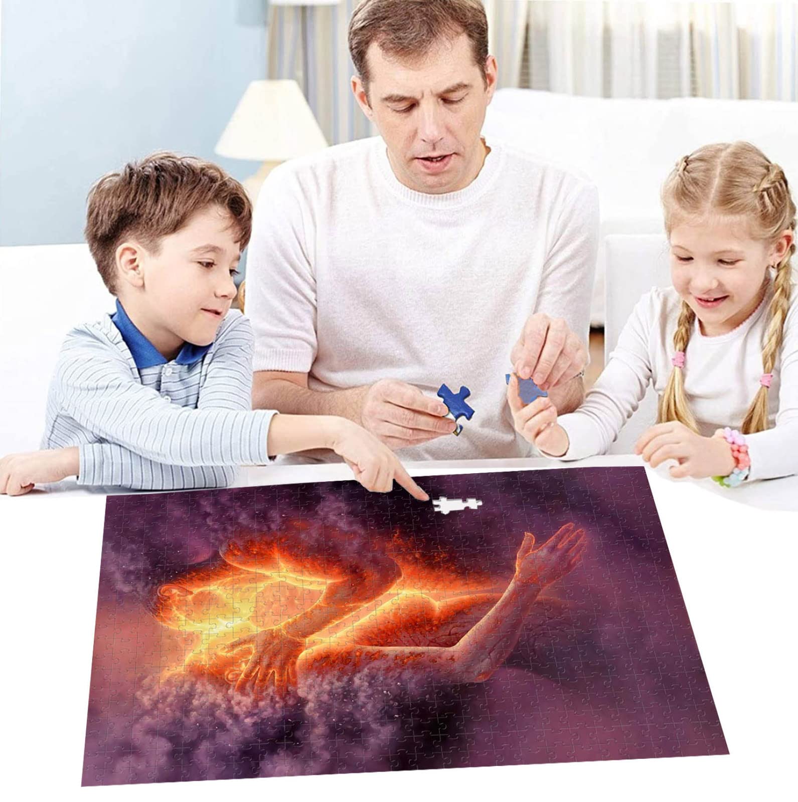 Puzzle für Erwachsene, 1500 Teile, Sonnenschein, Paar, Herausforderung, Puzzle-Set, Kinderpuzzle, Spiel, Unterhaltung, Geschenk
