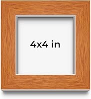 Vista 332 de Marco marrón de 18 x 24 pulgadas, marco de madera maciza de nuez de miel, ancho de moldeo de 0.875 pulgadas, profundidad de rabo de 0.875 pulgadas