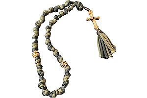 33-Knot Orthodox Prayer Rope with Hand Carved Cross