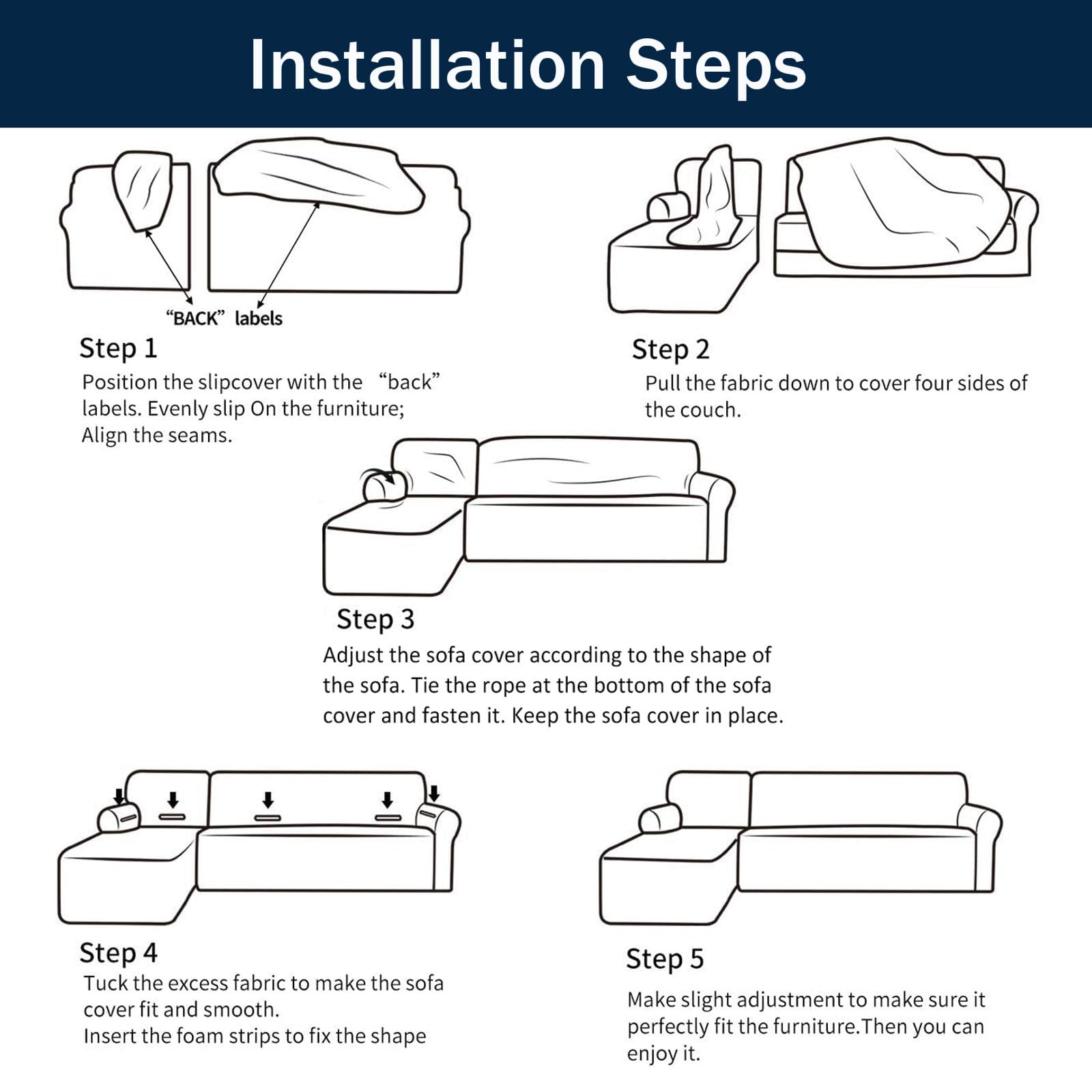 YOPOIY Terciopelo Fundas para Sofa Chaise Longue, Estiramiento Grueso Fundas Sofas Cheslonge Ajustables, Antideslizante Fundas De Sofá Chaise Longue Protector-Rosa-3+3 plazas