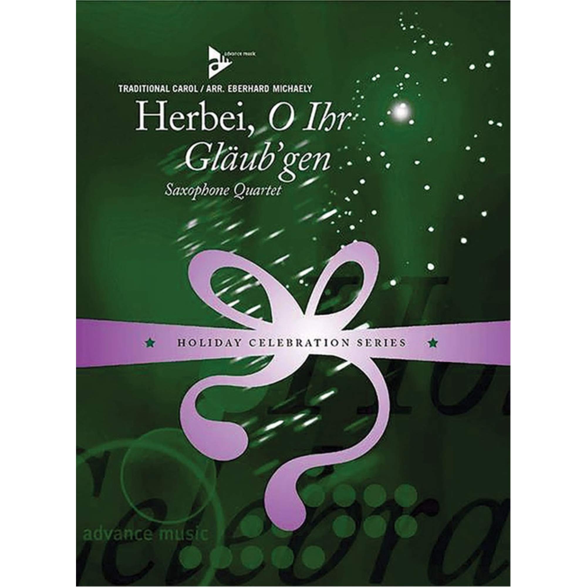 Partition Herbei O Ihr Gläub'gen pour quatuor saxophone concert de Noël
