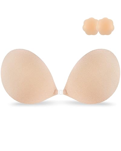 Niidor Adhesive Bra Strapless Sticky Invisible Push up Silicone Bra
