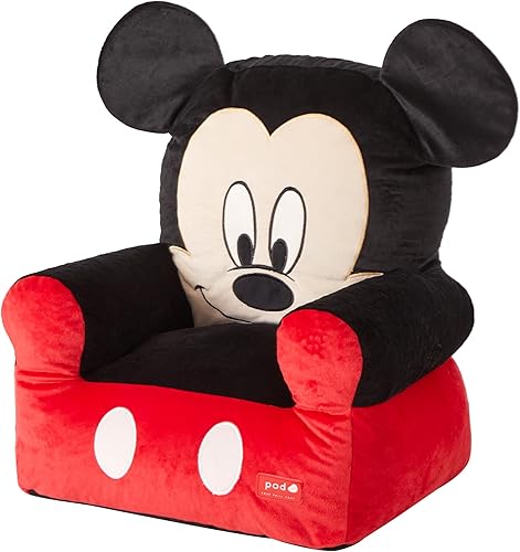 Idea Nuova Puf Mickey Mouse - Sofá y silla