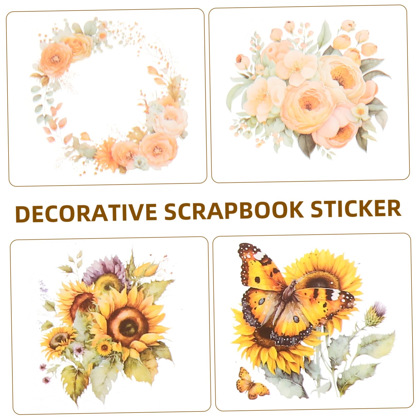 HOMSFOU 4 Set Nastro Adesivo Decorativo Pet Per Scrapbooking Da Rosa Accessori Per Diario Creativo E Decorazioni Per Pianificatori E Album Fai Da Te 2 *4
