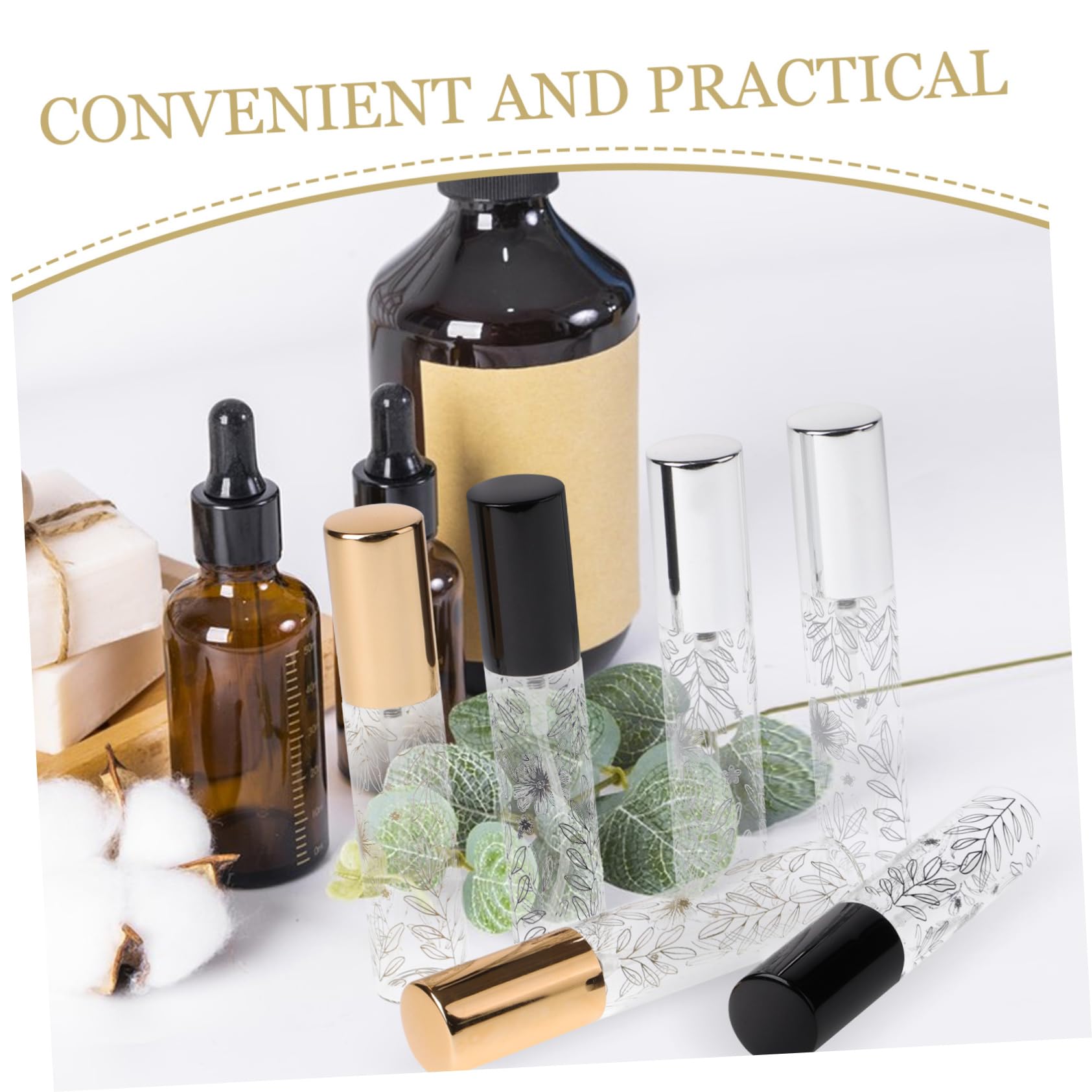 minkissy 30stücke Nachfüllbare Sprühflasche Tragbare Glasbehälter Für Parfüm Lotion Und Shampoo Praktische Reiseflasche Und Leicht Und Handlich