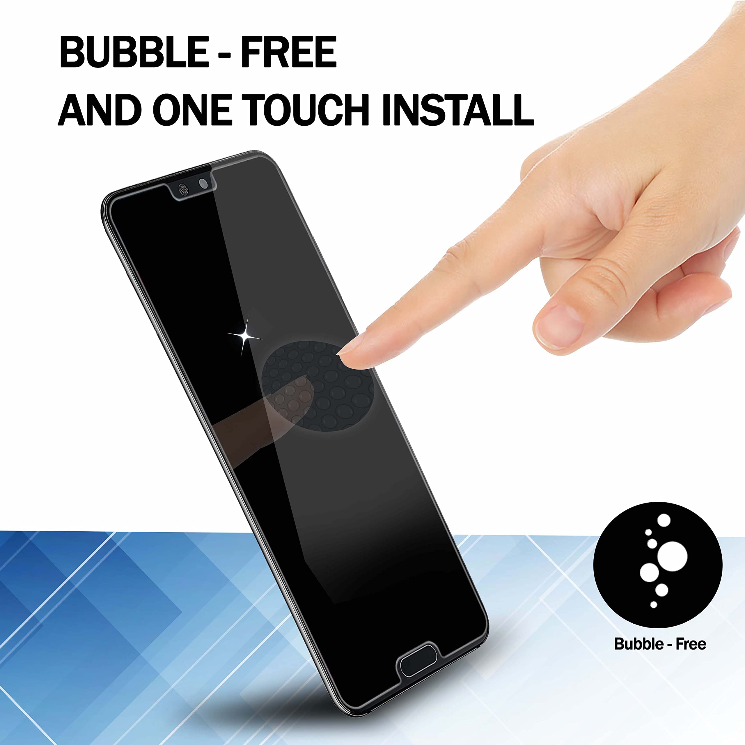 QZJinch 3+3 Pezzi Pellicola Vetro Temperato per HUAWEI Pura 70,3 Pezzi Pellicola Protettiva e 3 Pezzi Pellicola Fotocamera,Bordi curvi 2.5D,Ultra HD,Senza Bolle,Anti-Graffio,Durezza 9H