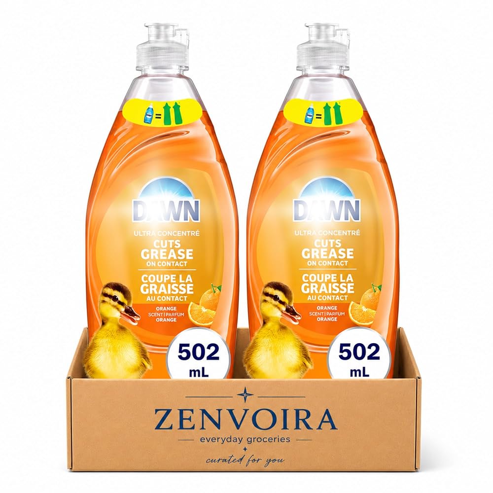 Dawn Ultra Dish Soap Dishwashing Liquid Orange 502ML-2 Ct