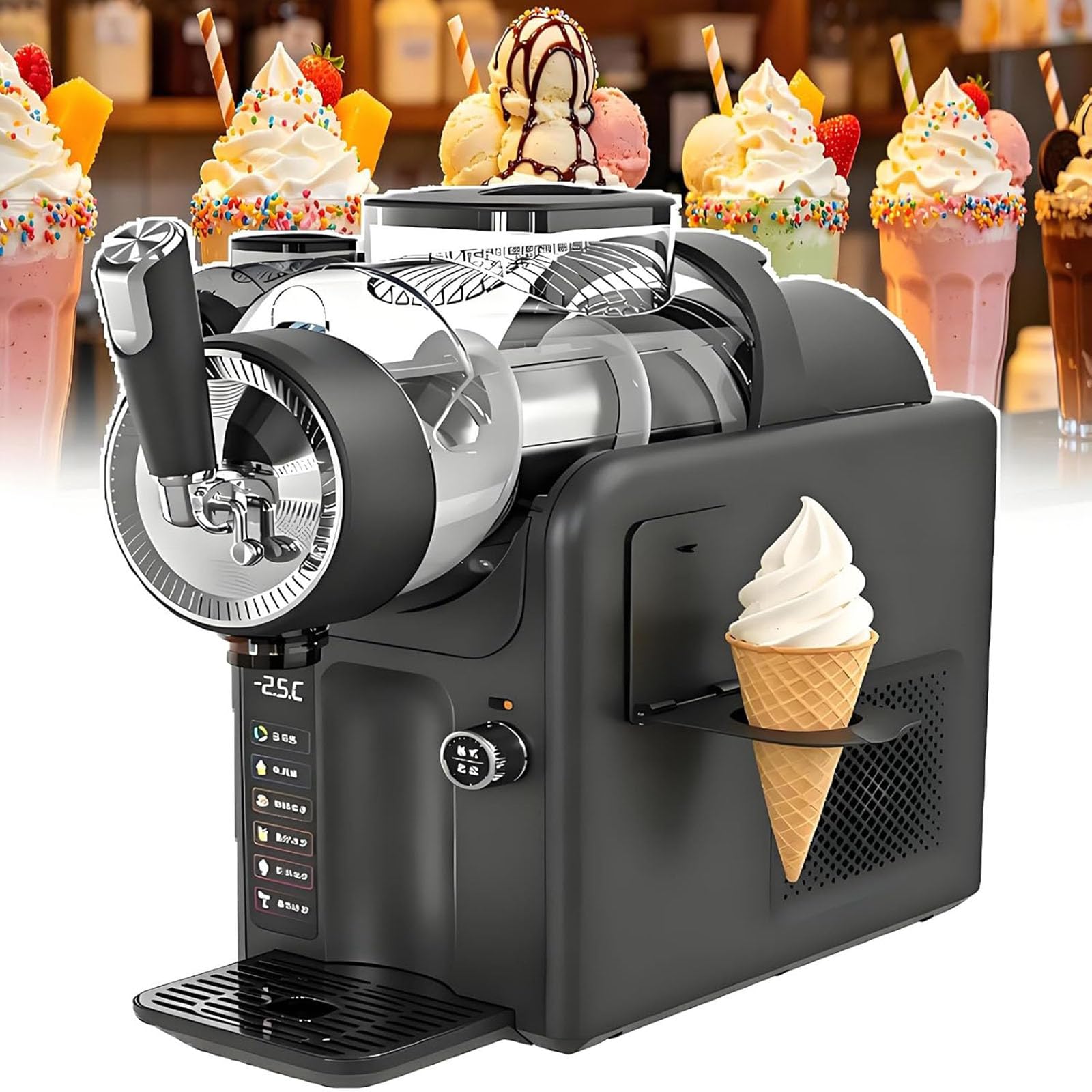 Máquina de batidos de 185w y smoothies con función automática de 2L 1