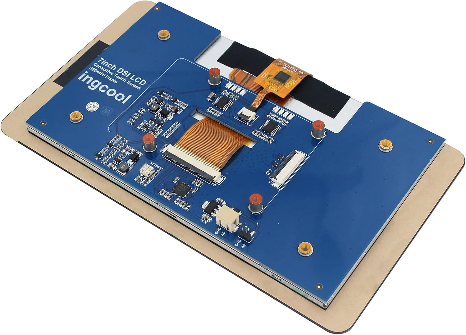 7inch Touchscreen Display for Raspberry Pi 4B/3B+/3A+/3B/2B/B+/A+, DSI Interface, 800x480 Capacitive TFT Screen - Image 3