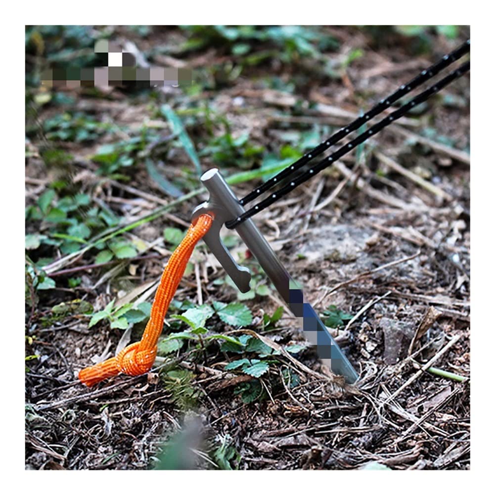 Tytanowe kołki do namiotu Gwoździe kempingowe Ciężkie kołki do namiotu Szpilki Akcesoria do twardej ziemi 20 cm / 24 cm / 30 cm / 35 cm / 40 cm Akcesoria do namiotów podróżnych na