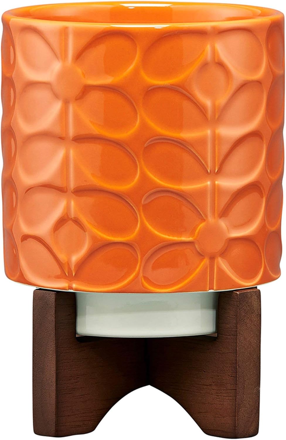 Orla Kiely Ceramic Plant Pot, Tomato, One Size