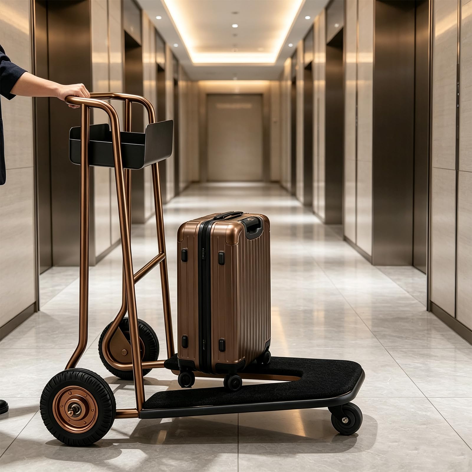 Carro de Equipaje del Hotel Bellman Carro Transportador de Equipaje