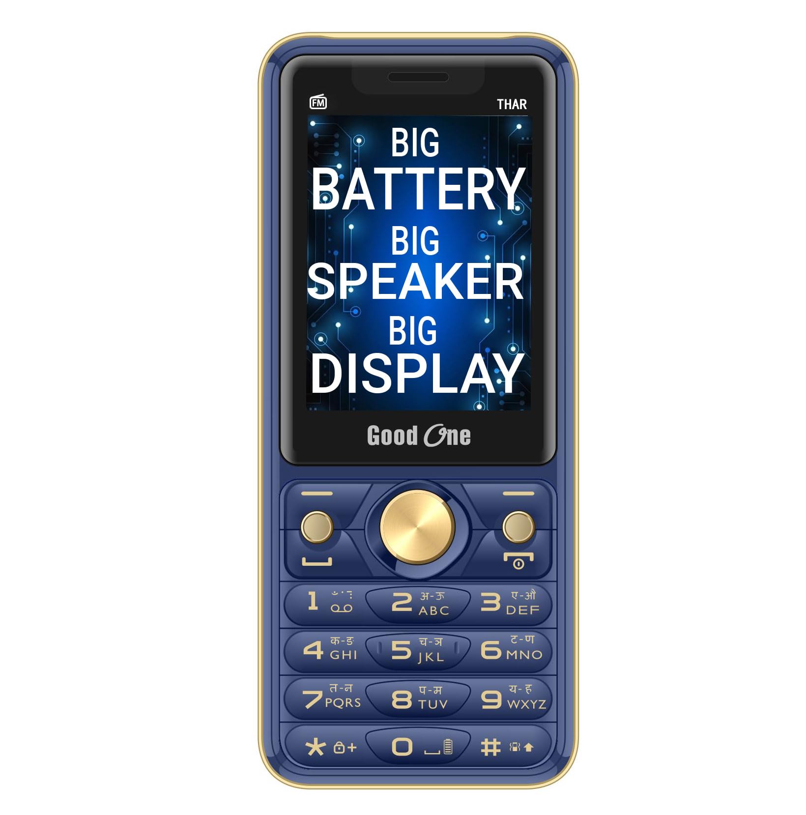 GOOD ONE Thar Dual Sim Feature Phone 2500 mAH Battery with Torch Light, Wireles8s FM and Rear Camera (2.4" Display) Digital Camera | Basic Keypad Mobiles (Royal Blue) (B0CXSQGXBF) Amazon Price History, Amazon Price Tracker