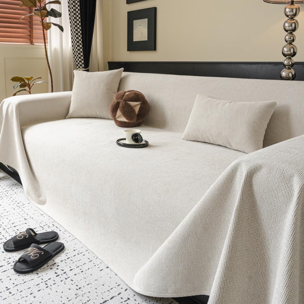 Housse de canapé universelle 2-4 places imperméable et lavable pour chien et chat