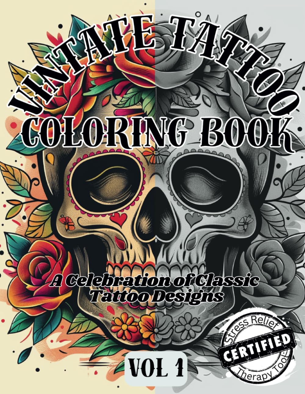 Amazon.com: Vintage Tattoo Coloring Book: A Celebration of Classic ...