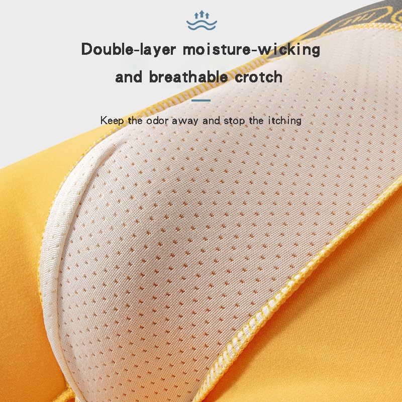 Men's 5 - Pack Colorful Underwear, Breathable, Durable & Comfortable with Hello Waistband Detail3
