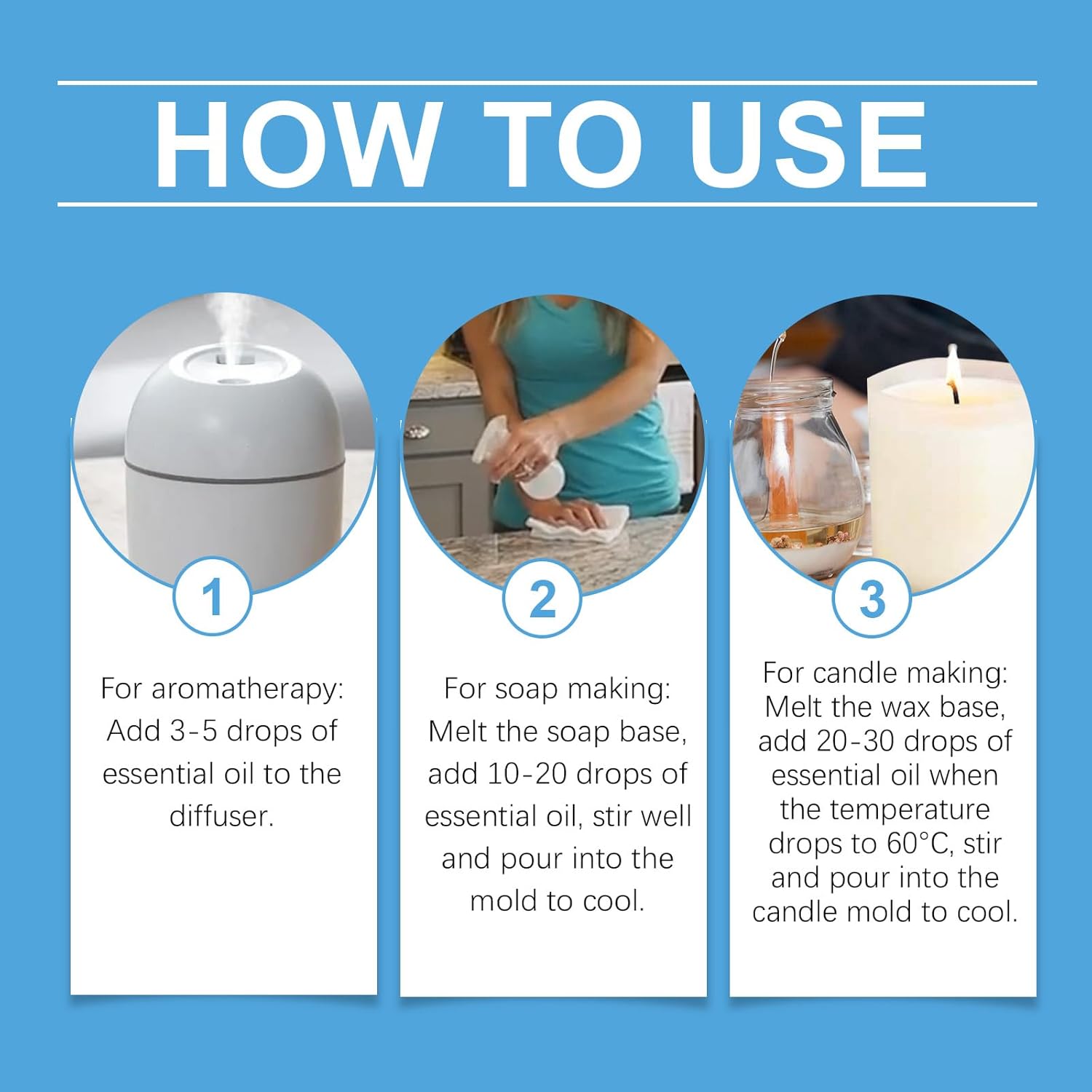 Christmas Fragrance Oil Set,Winter Essential Oils,Christmas Fireplace Scented Oil Gift Set - Cranberry, Vanilla, Peppermint, Cinnamon, Cedar, Apple, 6PCS - Image 4