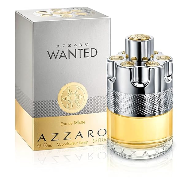 Azzaro Wanted Eau de Toilette - Vibrant & Irresistible Mens Cologne - Woody, Citrus & Spicy Fragrance - Fresh Notes of Cardamom, Lemon, Vetiver - Everyday Wear - Luxury Perfumes for Men