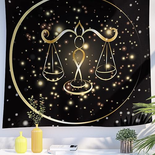 Berkin Arts Tapiz decorativo para colgar en la pared, tela de poliéster de alta calidad, arte espacial, fondo de tela dorada galáctica ornamentada,