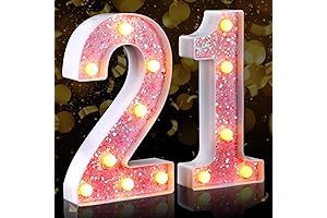 Mesmeric LED Number Ornaments Illuminate Special Occasions