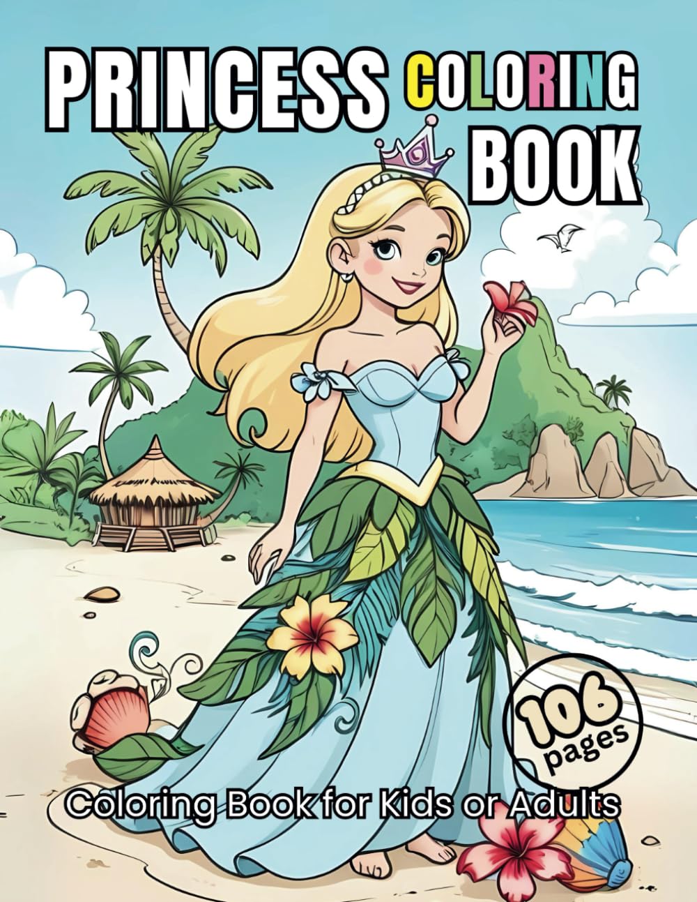 PRINCESS COLORING BOOK: A Magical Journey of Color and Imagination