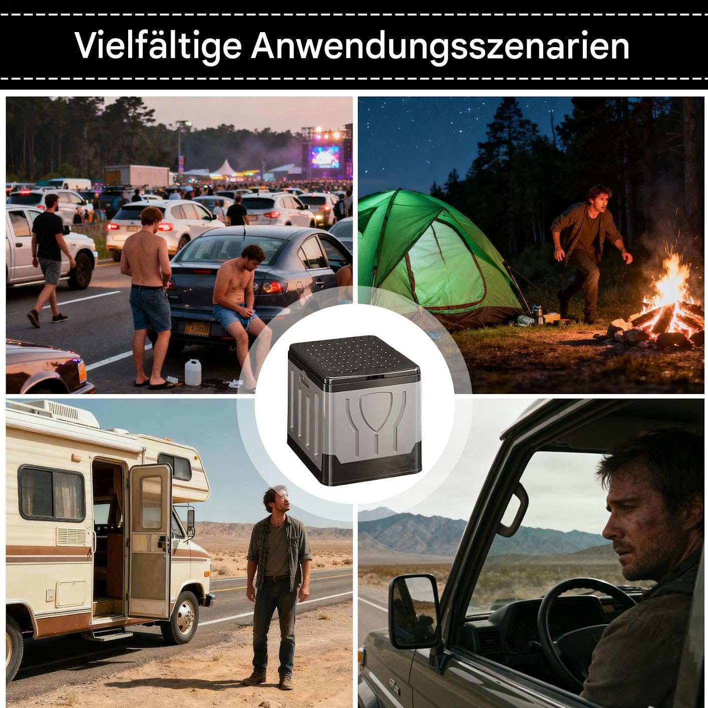 Toaleta Przenośna Składane Duże Wiadro Z Pokrywką | Duży Nocnik Turystyczny Przenośna Toaleta Dla Outdoor Wędkarstwo Wędrówki Samochód Plaża Namiot Łódź Backpacking Dzieci
