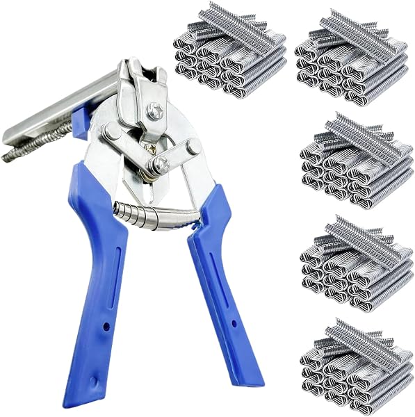 Wire Cage Clips - Tools Home Improvement | Multi-function Type M Ring Pliers | Hog Ring Plier Hand Tool Tools Accessory Tool For Poultry Home Animal Upholstery Bird Crafts Fencing Wire Construction - 1