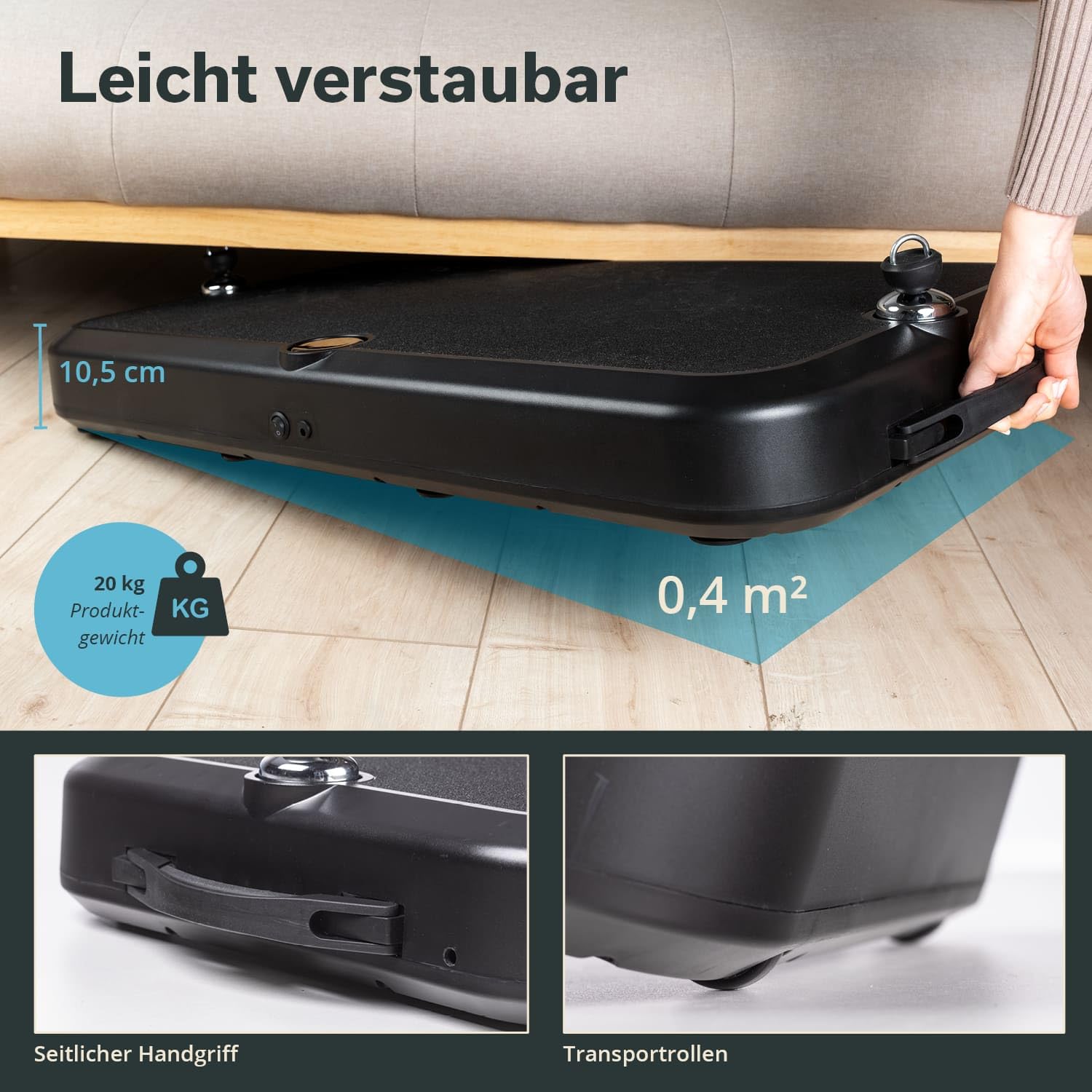 Skandika Kraftstation Smart Training Station | Fitnessgerät für zuhause, 50 kg Seilzug, Multifunktion Home-Gym Equipment, Ganzkörpertraining, Calisthenics | Fitnessstation, Trainingsgerät, Fitness