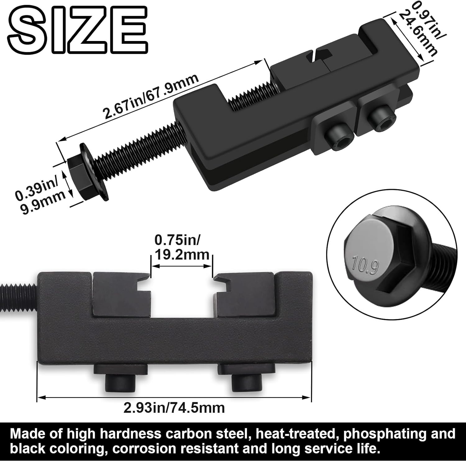 CV Boot Clamp Pliers with 30PCS 304 Stainless Steel Crimp Bands