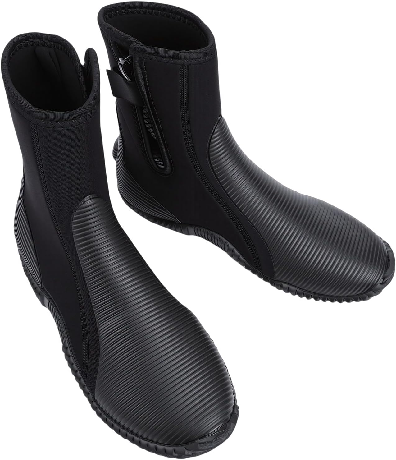 Water Shoes, Anti Slip Diving Boots 5mm Neoprene High Top for Surfing Snorkeling Swimming Men and Women