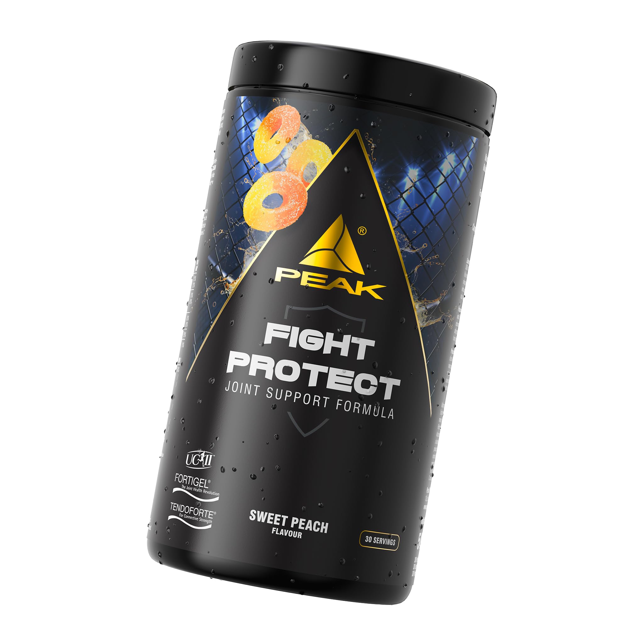 PEAK Fight Protect - 540g Geschmack Sweet Peach I Gelenkunterstützung mit Collagen Pulver & Peptiden, MSM, Glucosamin & Vitamin C