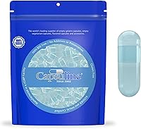 Vista 11 de Capsuline Size 0 - Clear Empty Vegan Capsules - 1000 Count - Empty Veggie Pill Capsules - DIY Vegetable Capsule Filling - Empty Caps - Kosher and