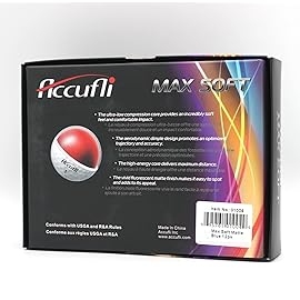 ACCUFLI Max Soft Golf Balls (Matte Blue 12PK)