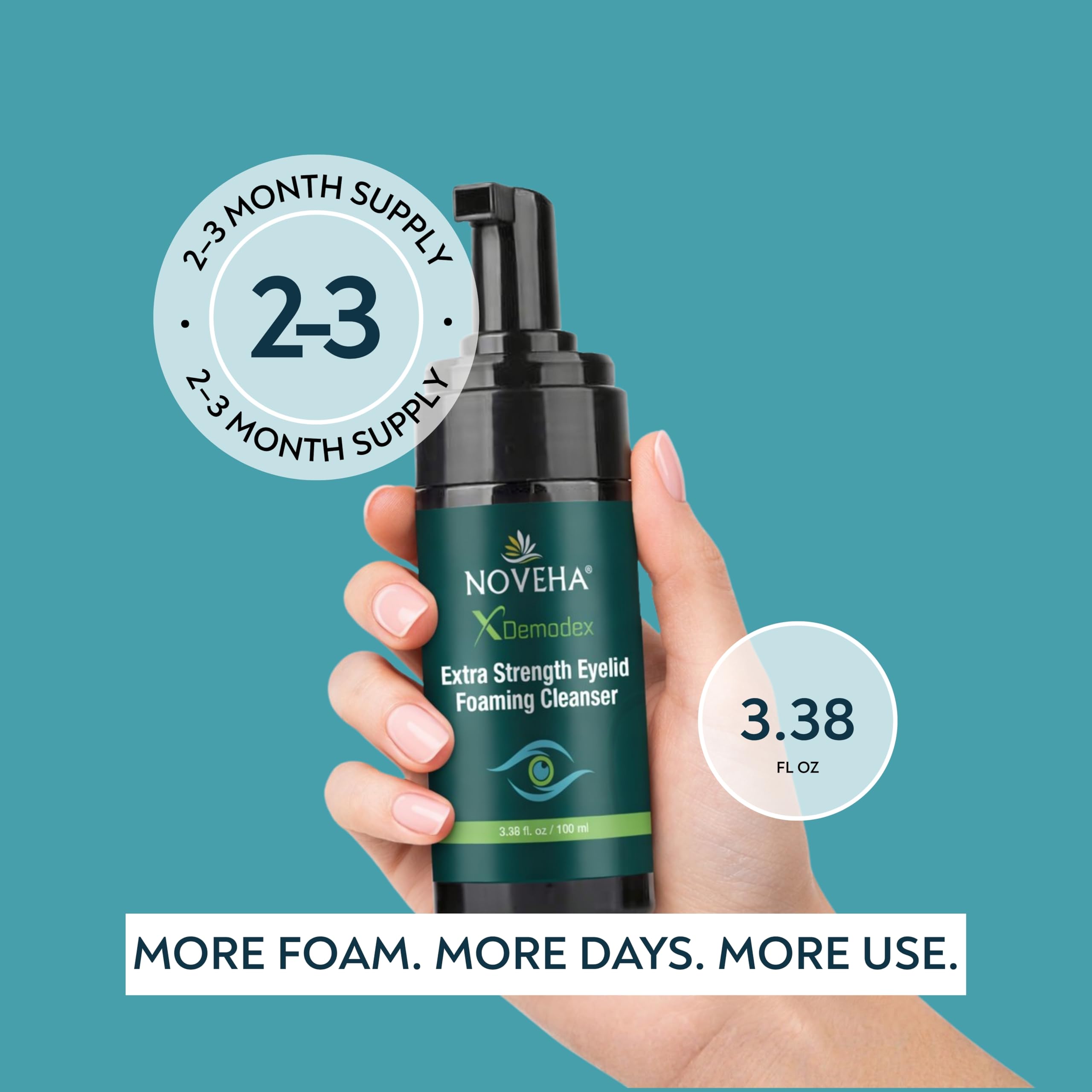 Amazon.com: NOVEHA Extra Strength Tea Tree Eyelid & Face Foaming